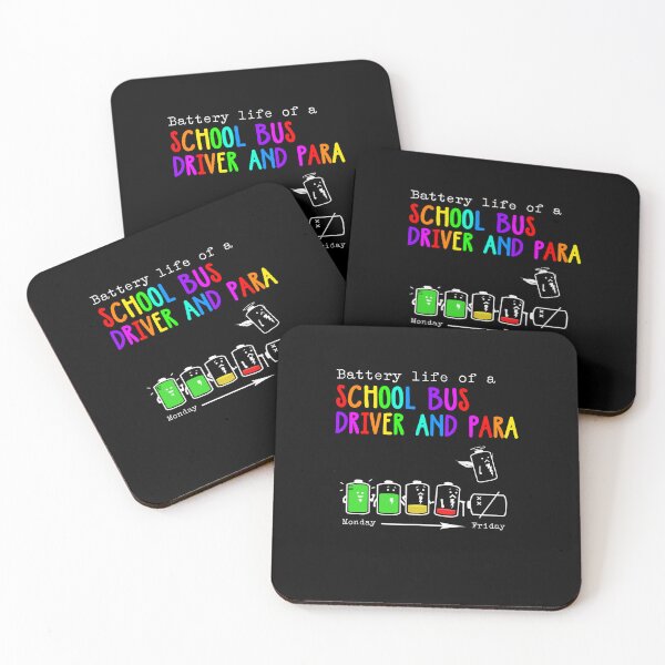 Item preview, BATTERY LIFE OF A SCHOOL BUS DRIVER AND PARA designed and sold by Anderson456.