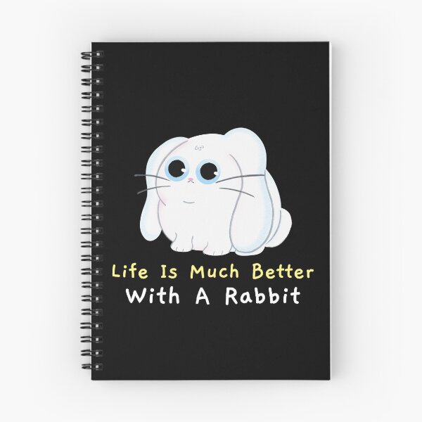 Item preview, Life Is Much Better With A Rabbit designed and sold by ThingsInMyHead2.