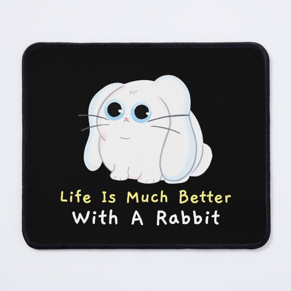 Item preview, Life Is Much Better With A Rabbit designed and sold by ThingsInMyHead2.