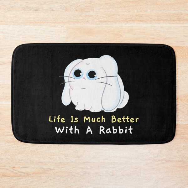Item preview, Life Is Much Better With A Rabbit designed and sold by ThingsInMyHead2.
