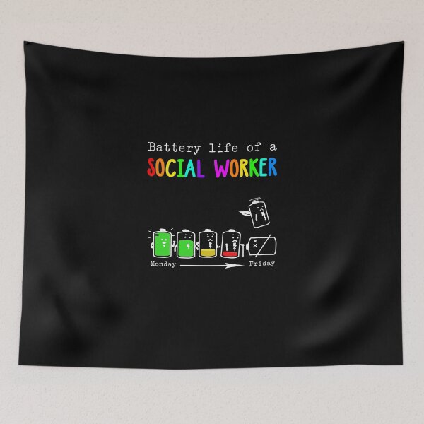 Item preview, BATTERY LIFE OF A SOCIAL WORKER designed and sold by Anderson456.