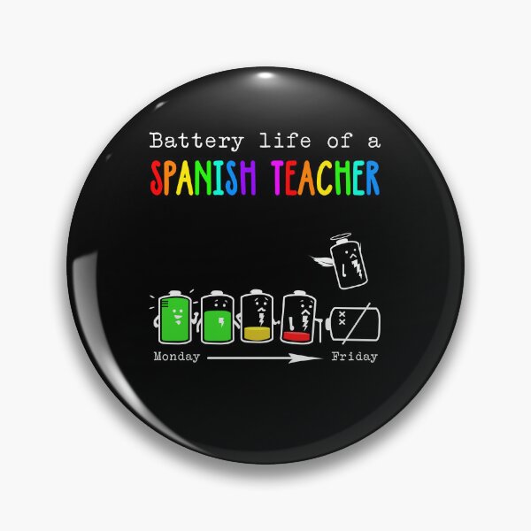 Item preview, BATTERY LIFE OF A SPANISH TEACHER designed and sold by Anderson456.