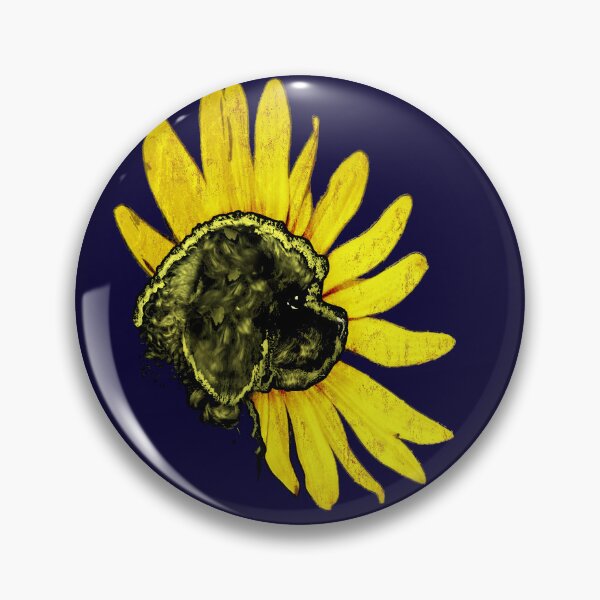 Item preview, Cute Cavapoo Cavadoodle Sunflower designed and sold by RiffXS.