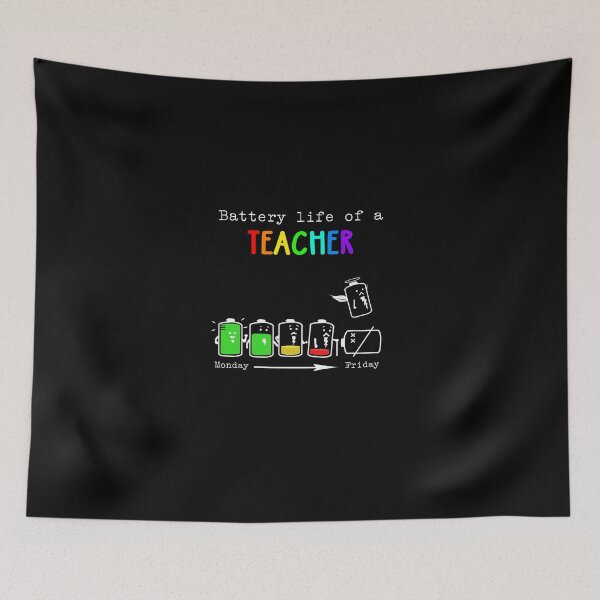 Item preview, BATTERY LIFE OF A TEACHER designed and sold by Anderson456.