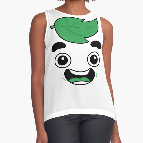 Guava Juice Logo T Shirt Box Roblox Youtube Challenge Sleeveless Top By Kimoufaster Redbubble - muscle shirt roblox