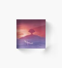 Flying to Pure land Acrylic Block