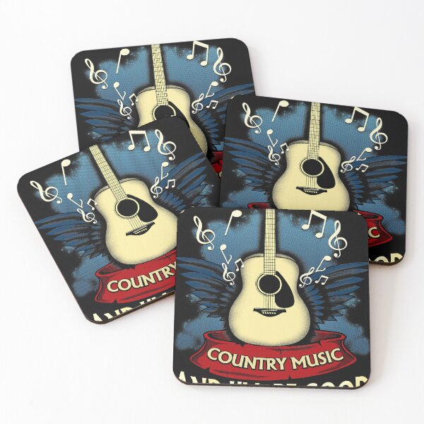 Item preview, Just Play Me Some Country Music Distressed Country  designed and sold by fostebris.