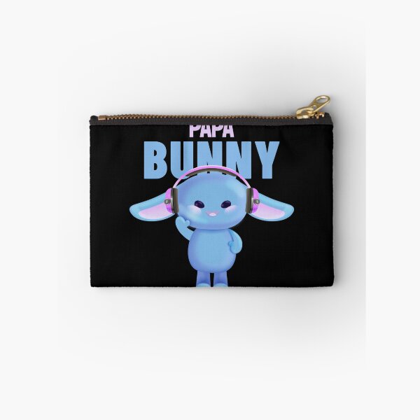 Item preview, Papa Bunny - Cute Blue Rabbit designed and sold by ThingsInMyHead2.