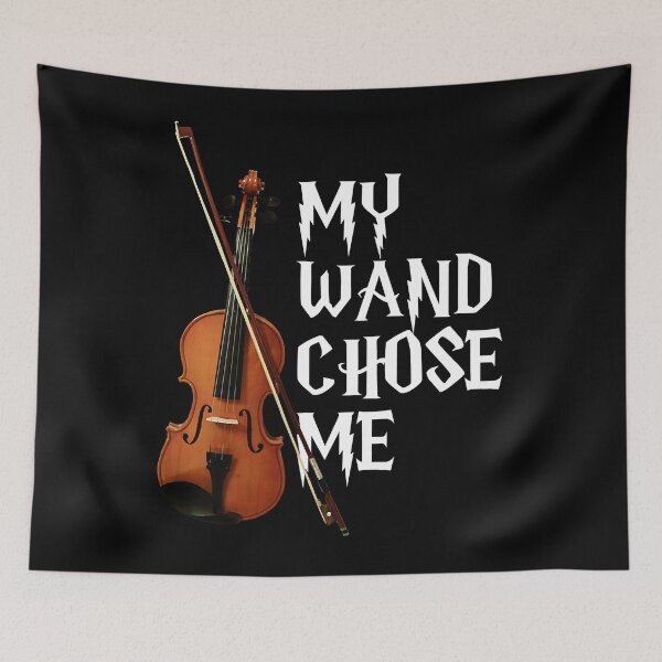 Item preview, My Wand Chose Me Violin  Violinist Gift Orchestra Tee designed and sold by fostebris.
