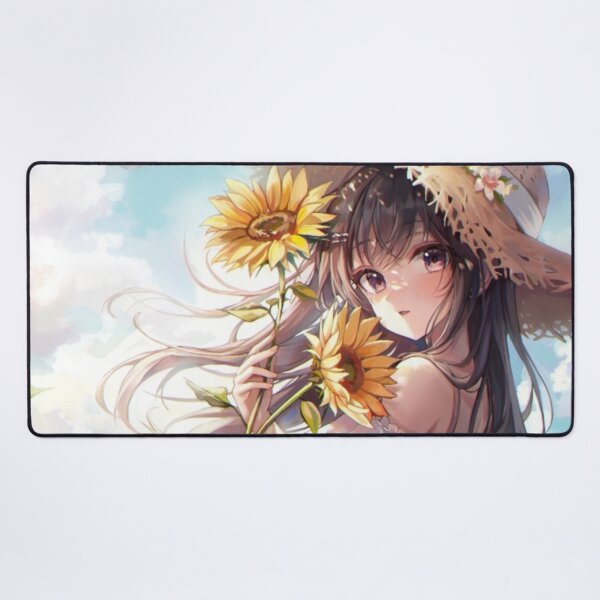 Item preview, Sunflower Field || Anime girl  designed and sold by AszaAri.