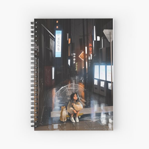 nuit pluvieuse Cahier à spirale