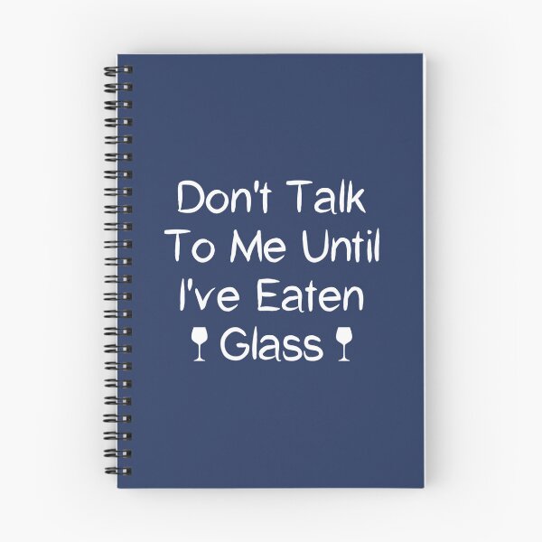 Item preview, Funny Oddly Specific Meme Don_t Talk To Me Until I_ve Eaten Glass   designed and sold by WormwoodIncs.