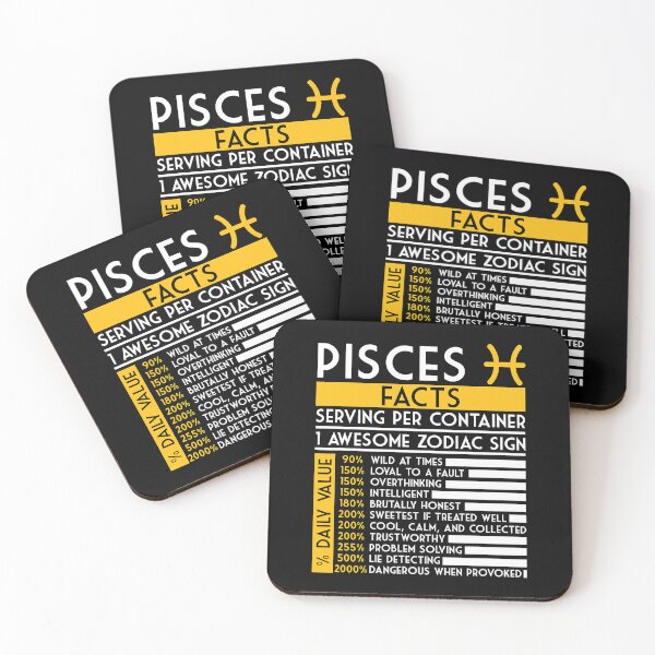 Item preview, Pisces Facts Zodiac Horoscope Funny Astrology Star Sign designed and sold by shannange.