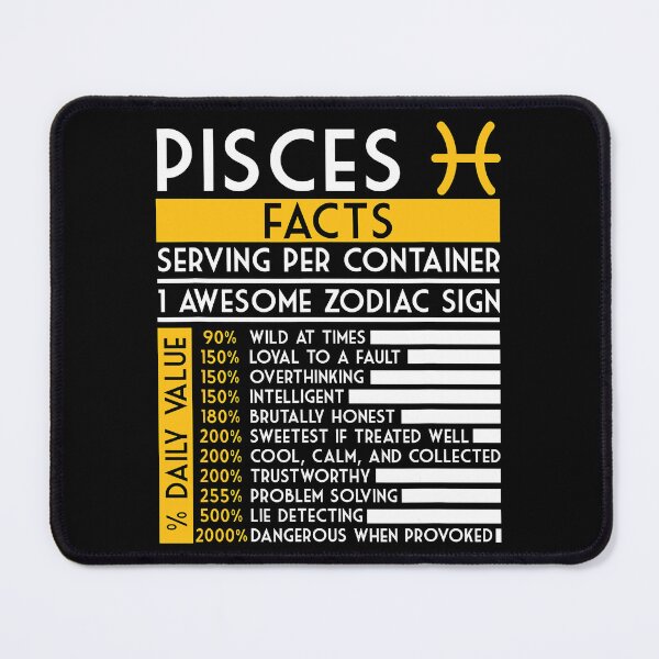 Item preview, Pisces Facts Zodiac Horoscope Funny Astrology Star Sign designed and sold by shannange.