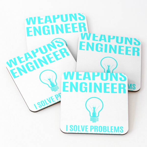 Item preview, Weapons Engineer - I Solve Problems Job Gift designed and sold by melissaval2.