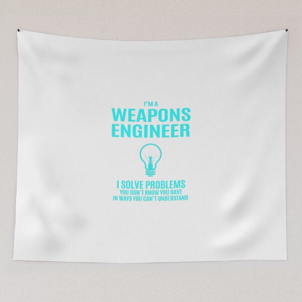 Item preview, Weapons Engineer - I Solve Problems Job Gift designed and sold by melissaval2.