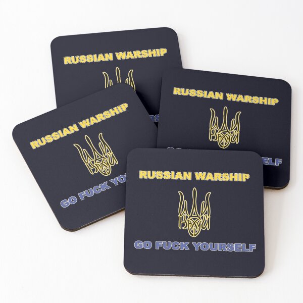 Item preview, RUSSIAN WARSHIP GO FUCK YOURSELF - STOP WAR IN UKRAINE - STAND WITH UKRAINE - STOP RASCISM designed and sold by BestStuffDepot.