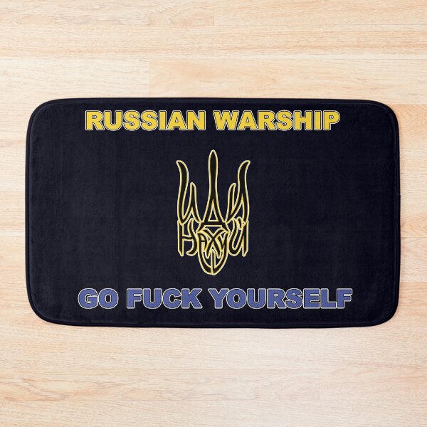 Item preview, RUSSIAN WARSHIP GO FUCK YOURSELF - STOP WAR IN UKRAINE - STAND WITH UKRAINE - STOP RASCISM designed and sold by BestStuffDepot.