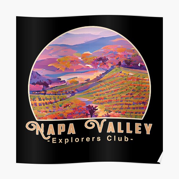 Napa Valley Poster PRINTABLE Napa Valley Wall Art Wine Lover Digital Download Black White Minimalist Wine Decor Modern Napa Valley Print