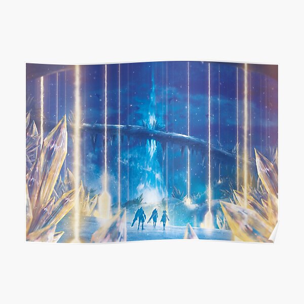 Valak Mountains by Night Poster
