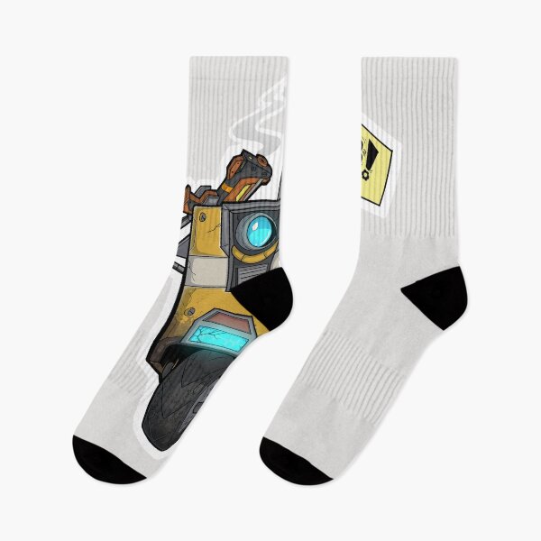 Item preview, Claptrap "WUB!" Borderlands Sticker - DrezArt   designed and sold by DrezArt.