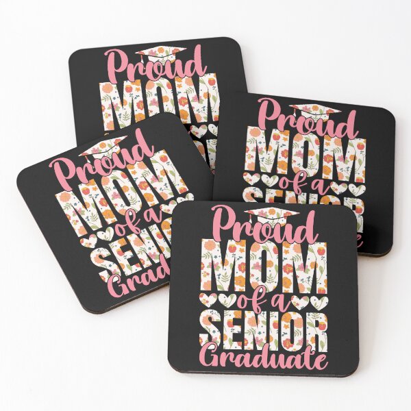 Item preview, Proud Mom Of A Senior Graduate Floral Pattern designed and sold by GravitiTees.