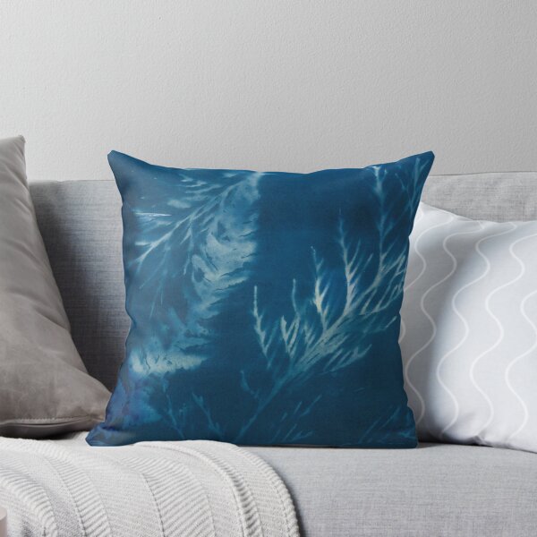 Item preview, Cyanotype Design Abstract: Ferns and Firs 2 designed and sold by Catherine Stephenson.