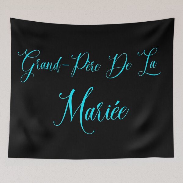 Aperçu de l'œuvre Grand-père de la Mariée texte bleu 2 créée et vendue par Astralia.