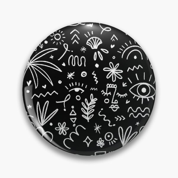 Item preview, Black Bohemian pattern designed and sold by ANDREASILVESTRI.