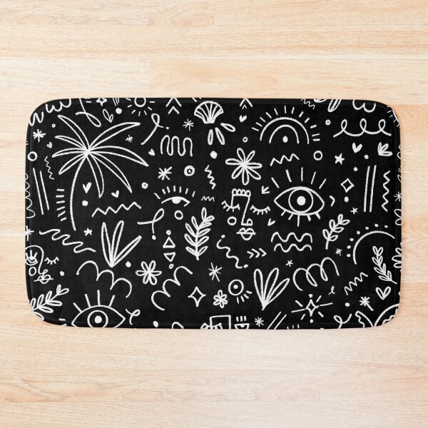 Item preview, Black Bohemian pattern designed and sold by ANDREASILVESTRI.