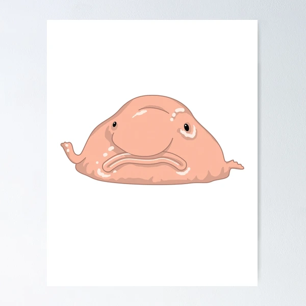 Blob Fish Poster for Sale by SillyFun