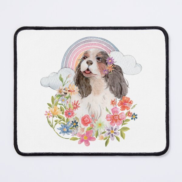 Item preview, Cavalier King Charles spaniel dog Dog Floral Field designed and sold by jlmcreativeau.