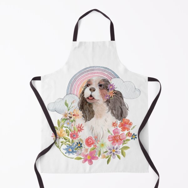 Item preview, Cavalier King Charles spaniel dog Dog Floral Field designed and sold by jlmcreativeau.