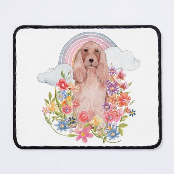 Item preview, Cocker Spaniel Dog Dog Floral Field designed and sold by jlmcreativeau.