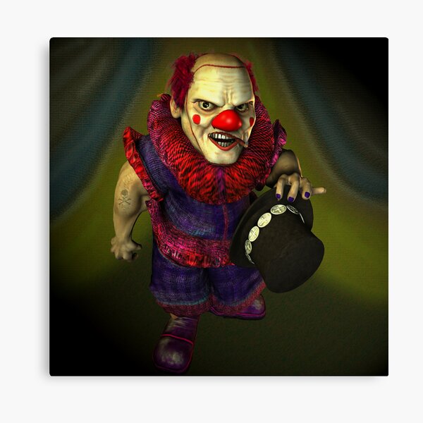Welcome To The Freaky Frogster's Carnival Of Fright Canvas Print