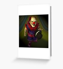 Welcome To The Freaky Frogster's Carnival Of Fright Greeting Card