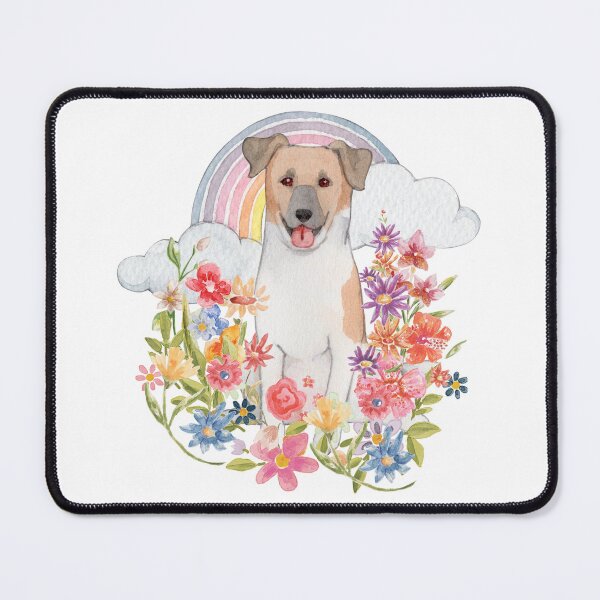 Item preview, Fox Terrier Dog Dog Floral Field designed and sold by jlmcreativeau.