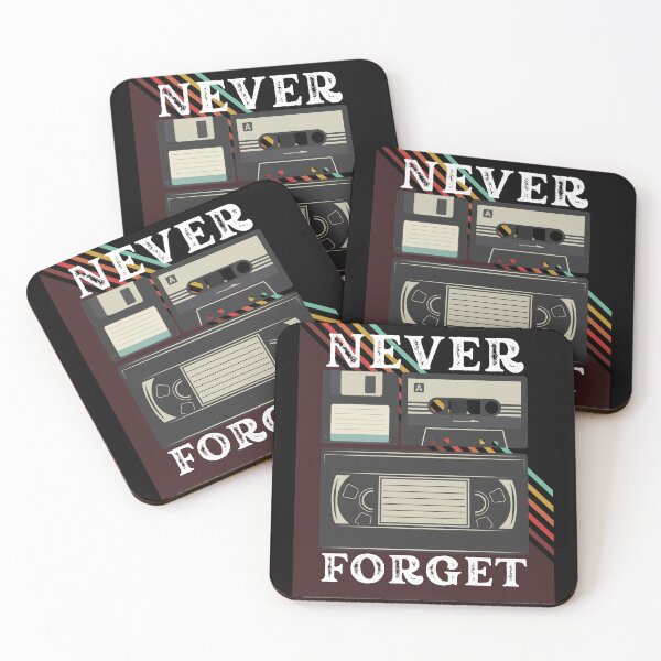 Item preview, Never Forget VHS Tape, Cassette Tape and Floppy Disc designed and sold by MacAndMoose.