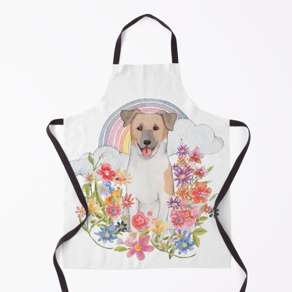 Item preview, Fox Terrier Dog Dog Floral Field designed and sold by jlmcreativeau.