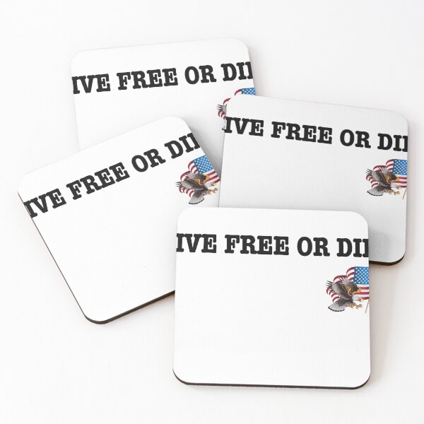 Item preview, live free or die USA patriotic phrase - New Hampshire motto USA designed and sold by sappy187.