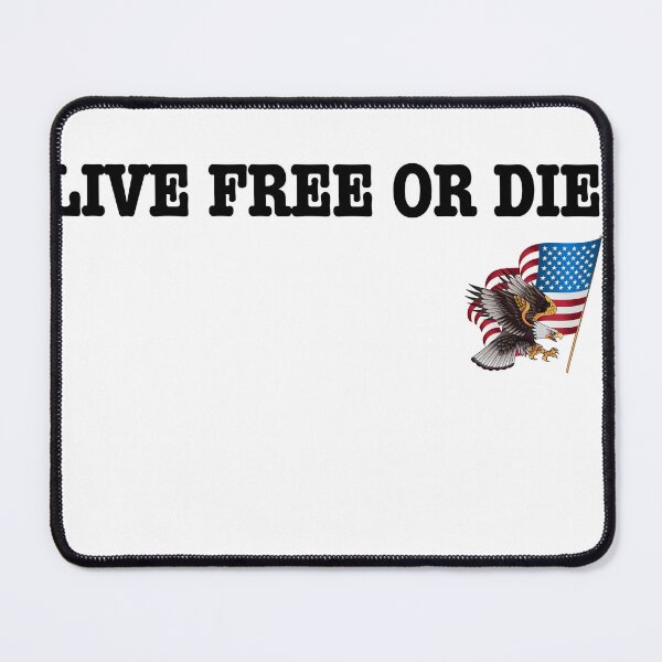 Item preview, live free or die USA patriotic phrase - New Hampshire motto USA designed and sold by sappy187.