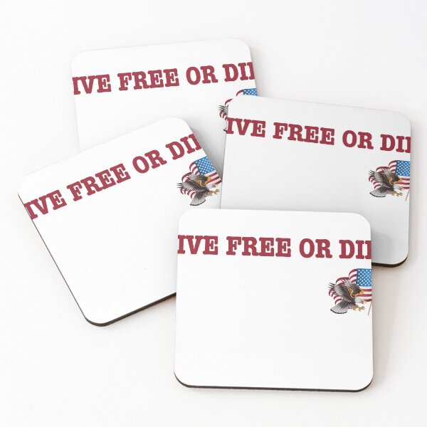 Item preview, LIVE FREE OR DIE - USA FREEDOM SLOGAN designed and sold by sappy187.