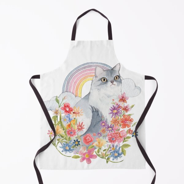 Item preview, Ragamuffin Cat Floral Field designed and sold by jlmcreativeau.