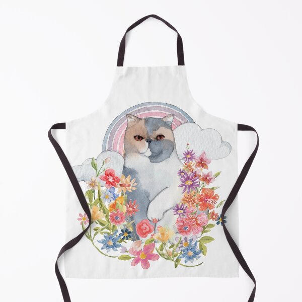 Item preview, Short Hair Cat Floral Field designed and sold by jlmcreativeau.