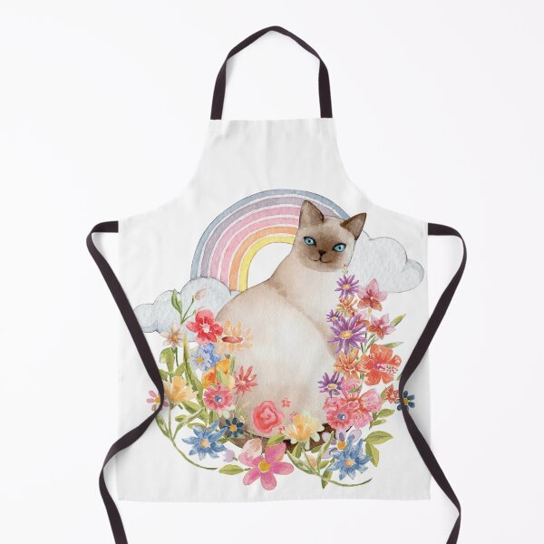 Item preview, Siamese Cat Floral Field designed and sold by jlmcreativeau.