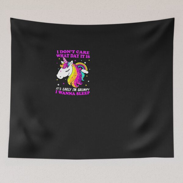 Item preview, Unic()*orn I Dont Care What Day It Is Its Early Im Grumpy I Wanna Sleep designed and sold by Osterhagen.