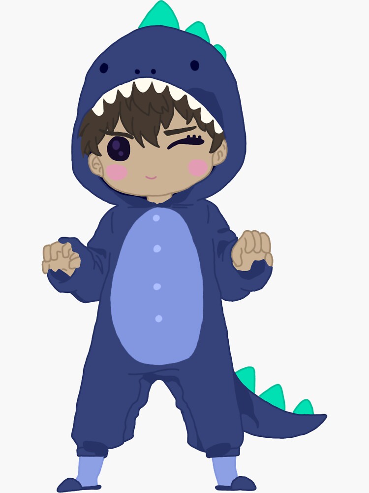 Dino Onesie Sticker