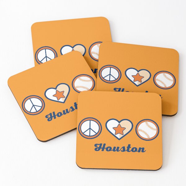 Item preview, Peace Love Baseball - Houston designed and sold by SaltyLass.