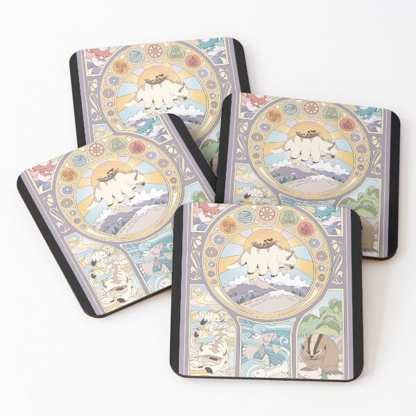 Item preview, Team Avatar and Original Benders, Art Nouveau Classic designed and sold by RomondHall.