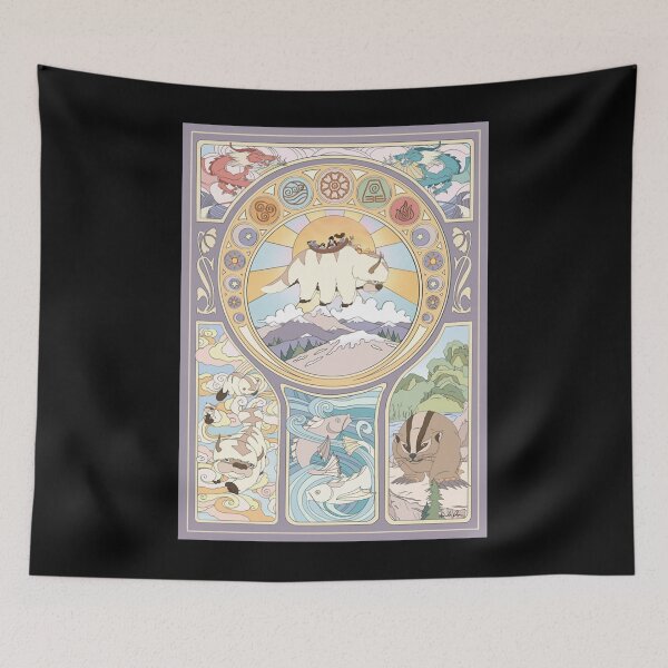 Item preview, Team Avatar and Original Benders, Art Nouveau Classic designed and sold by RomondHall.